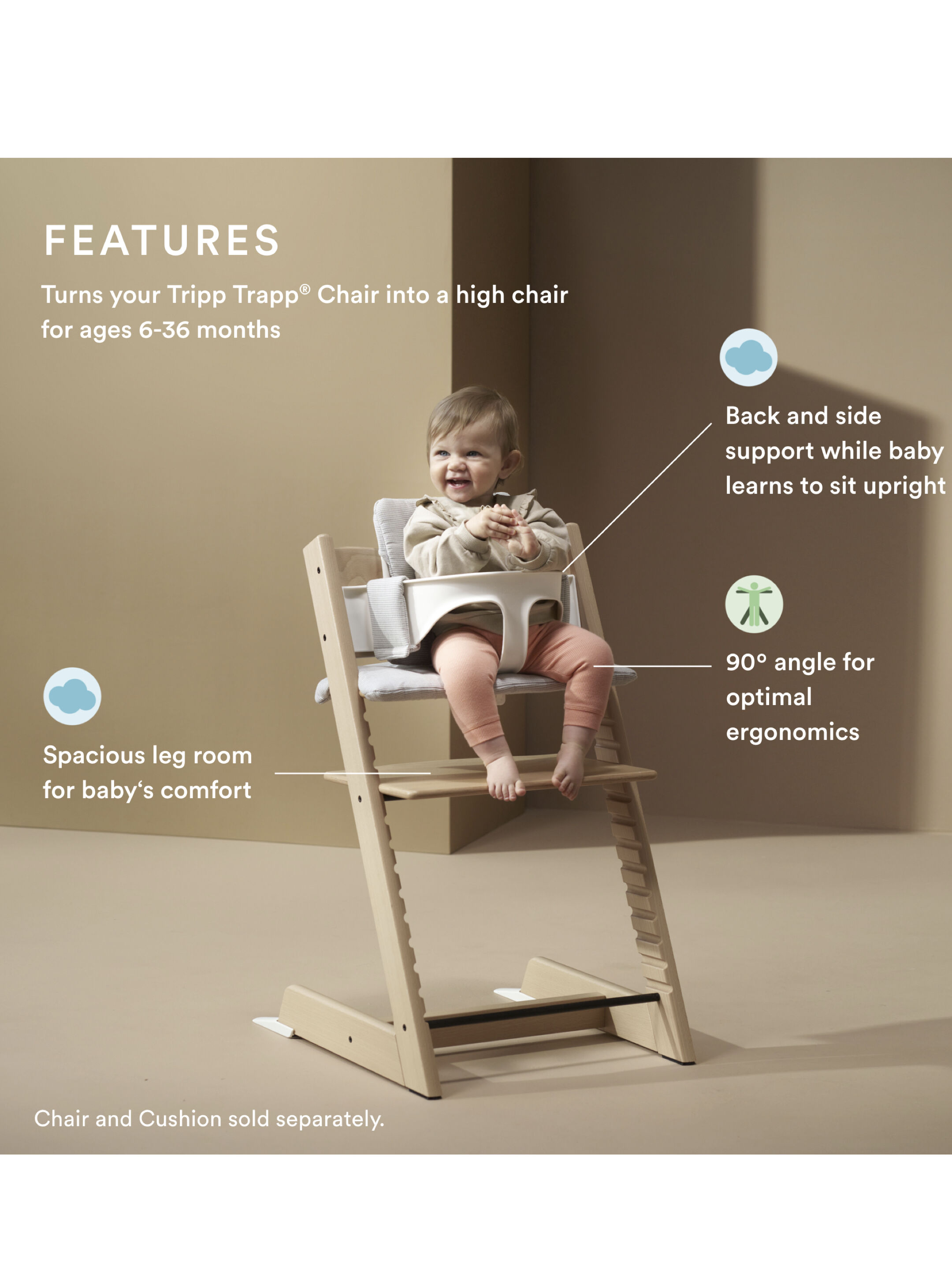 Stokke Tripp Trapp Baby Set V2 - Glacier Green image number 3