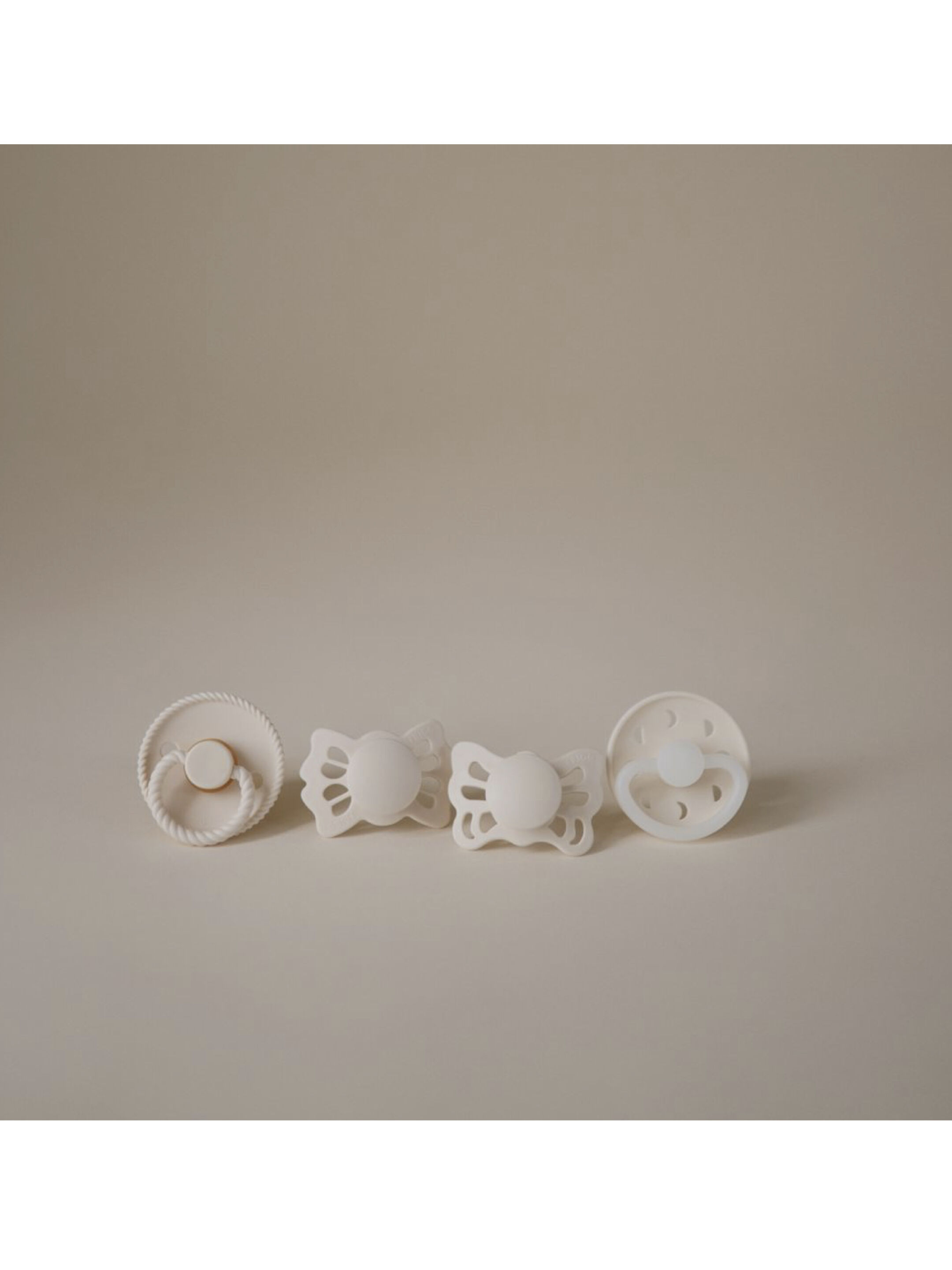 FRIGG Baby's First Pacifier 4-pack - Moonlight Sailing - Cream 0-6M - Size 1 image number 5