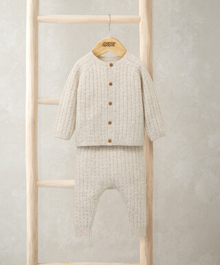 2Pc Cable Knit Set