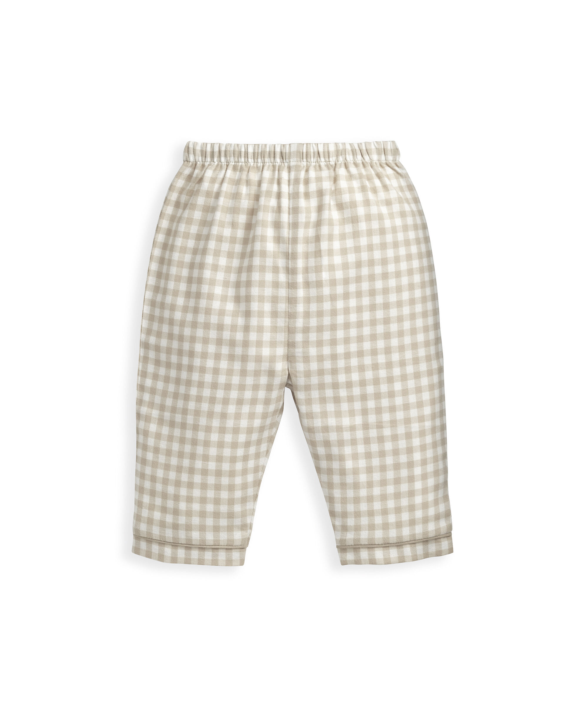 Sand Check Woven Pyjamas image number 4