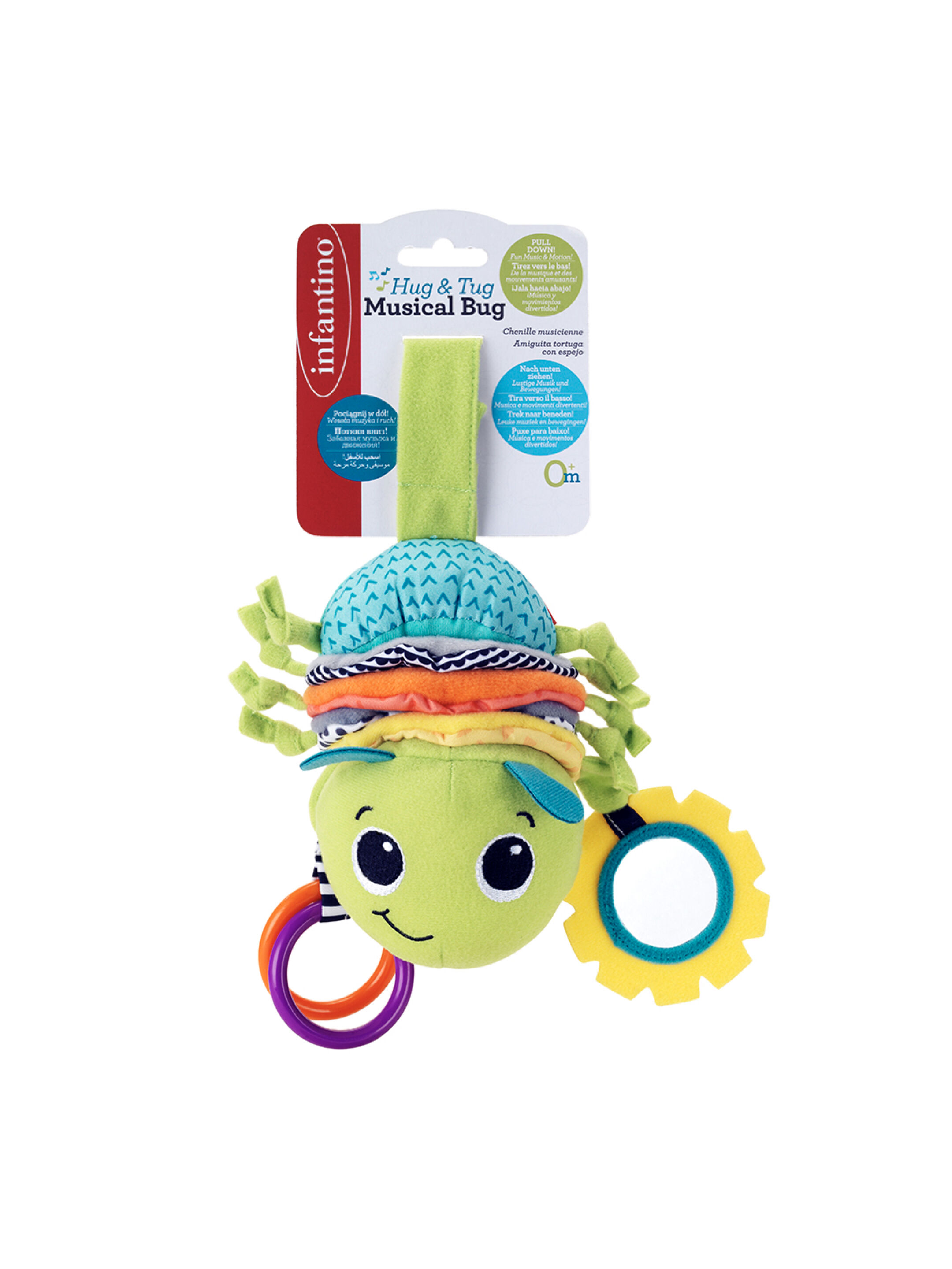 Infantino Hug & Tug Musical Bug image number 3