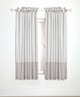 Lined Tie Top Curtains - Welcome to the World - 132 x 160cm image number 1