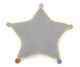 Star Pom Pom Cushion - Grey image number 2
