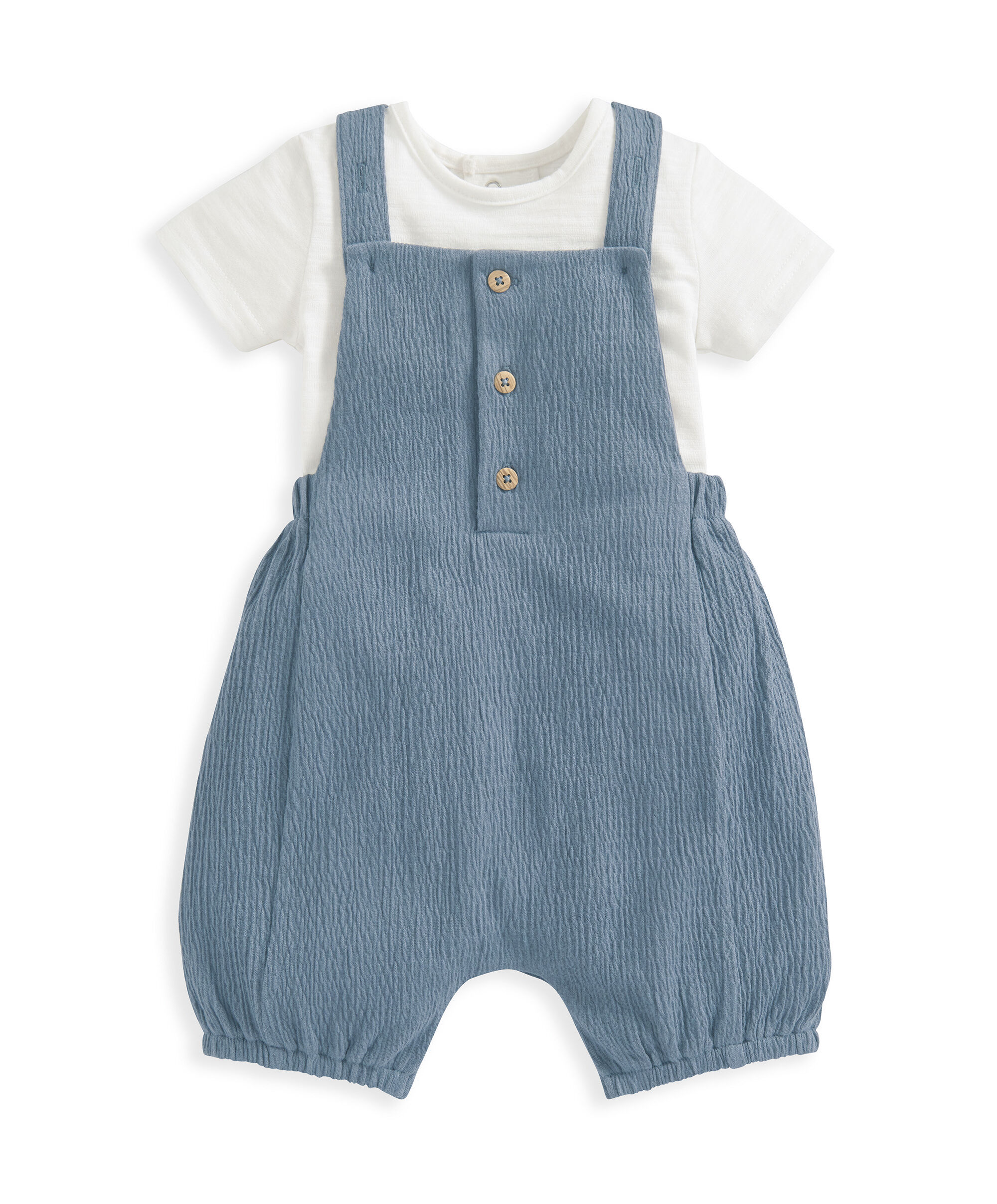 Linen Shortie Romper Set - 2 Piece Set image number 2