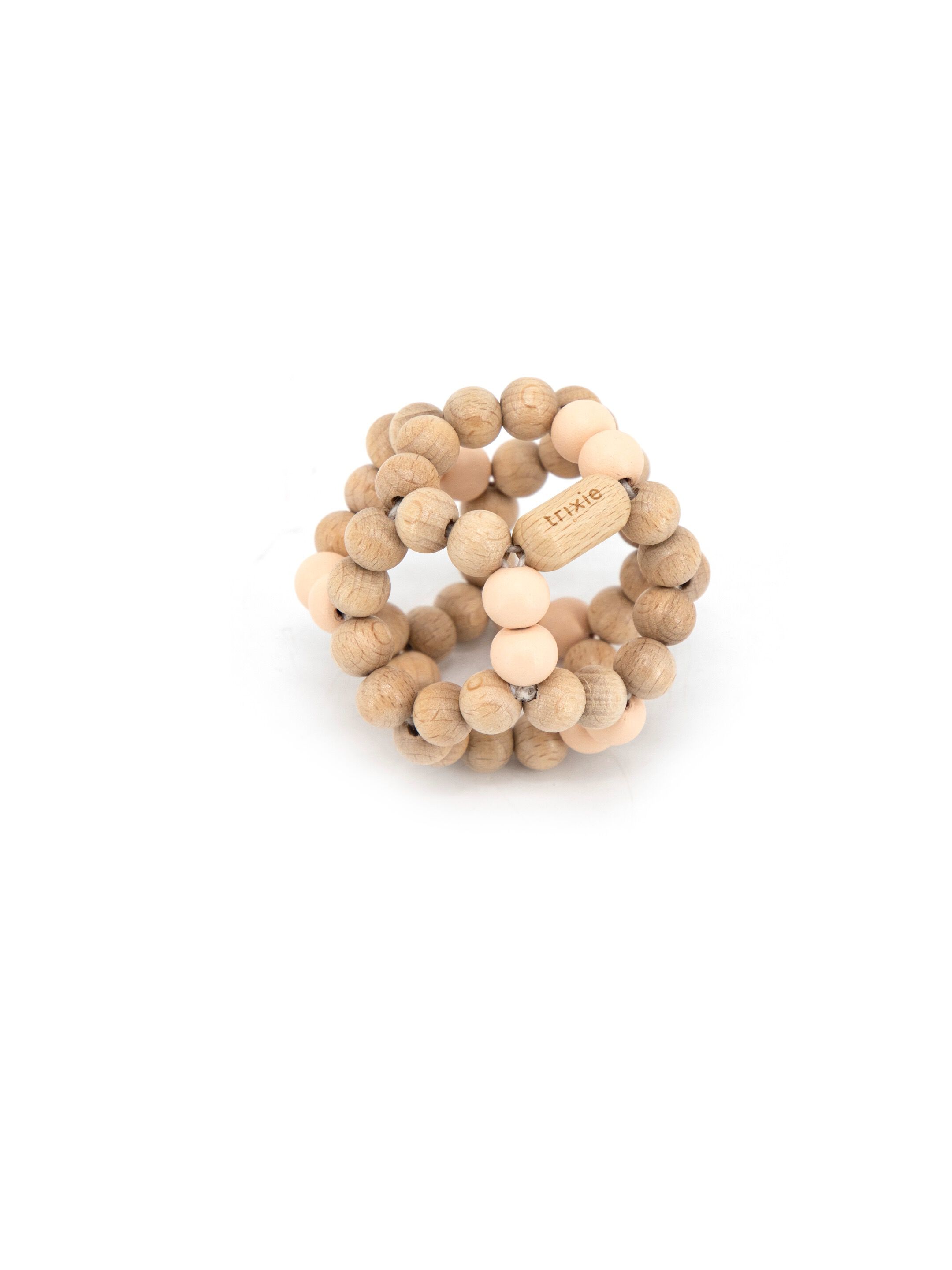 Trixie Wooden beads ball - Rose