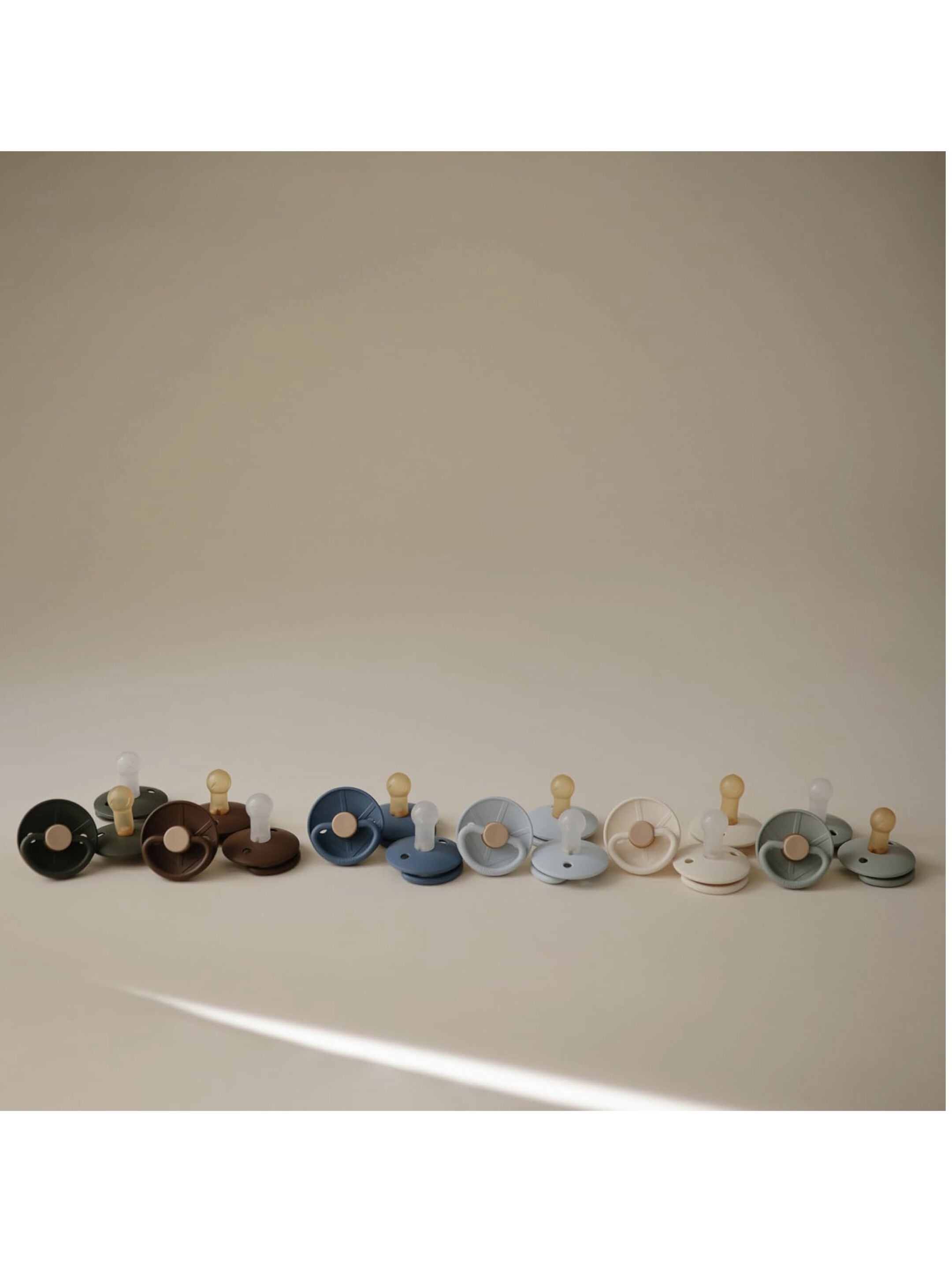 FRIGG Little Viking Silicone Baby Pacifier 6-18M 2-Pack Ocean View/Cream - Size 2 image number 5