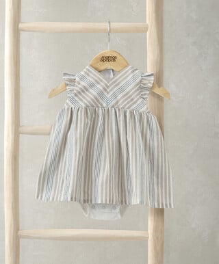 Woven Stripe Dress