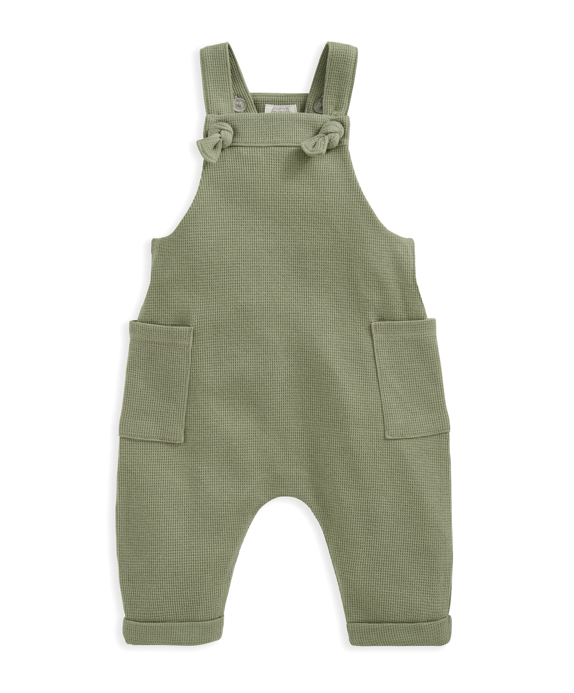 2 Piece Dungarees & Bodysuit Set - Green image number 3