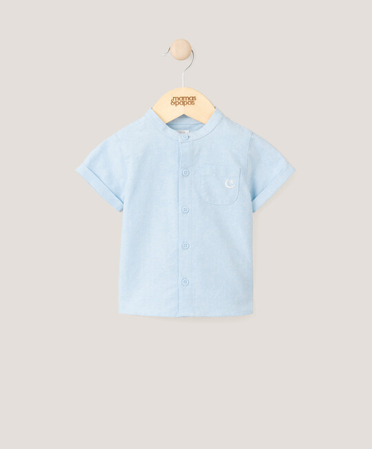 Eid Chambray Shirt - Blue image number 1