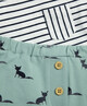 Striped T-Shirt & Fox Printed Jogger Set image number 3