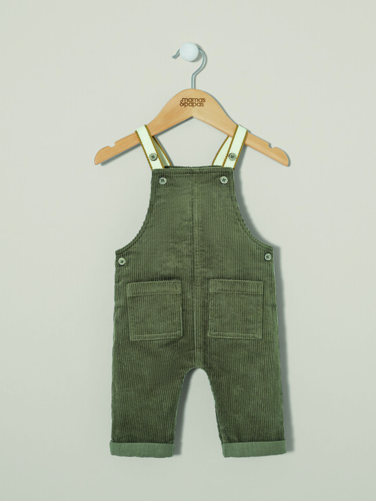 Green Cord Dungarees image number 1