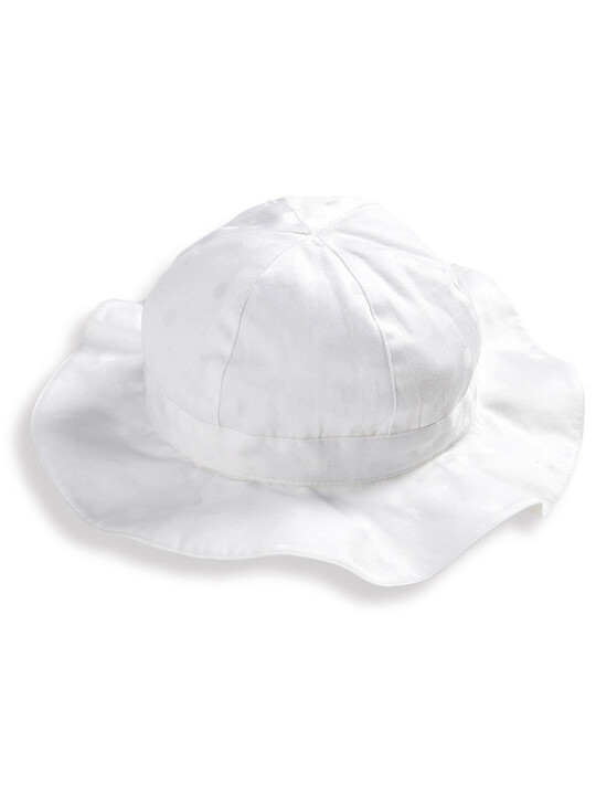 White Summer Hat image number 1