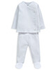2 Piece Ribbed Wrap Set White image number 1