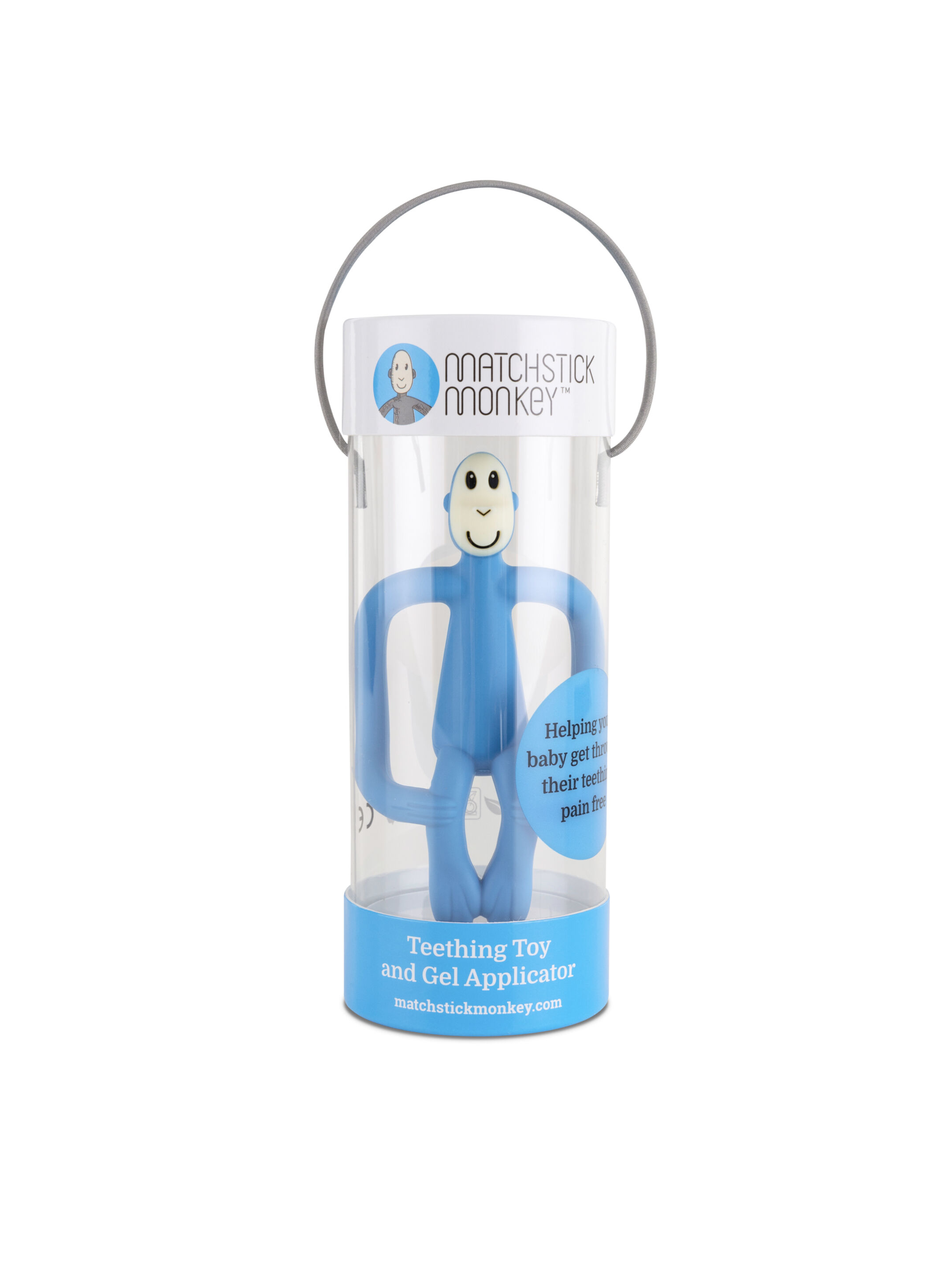 Matchstick Monkey Original Teether - Light Blue image number 4