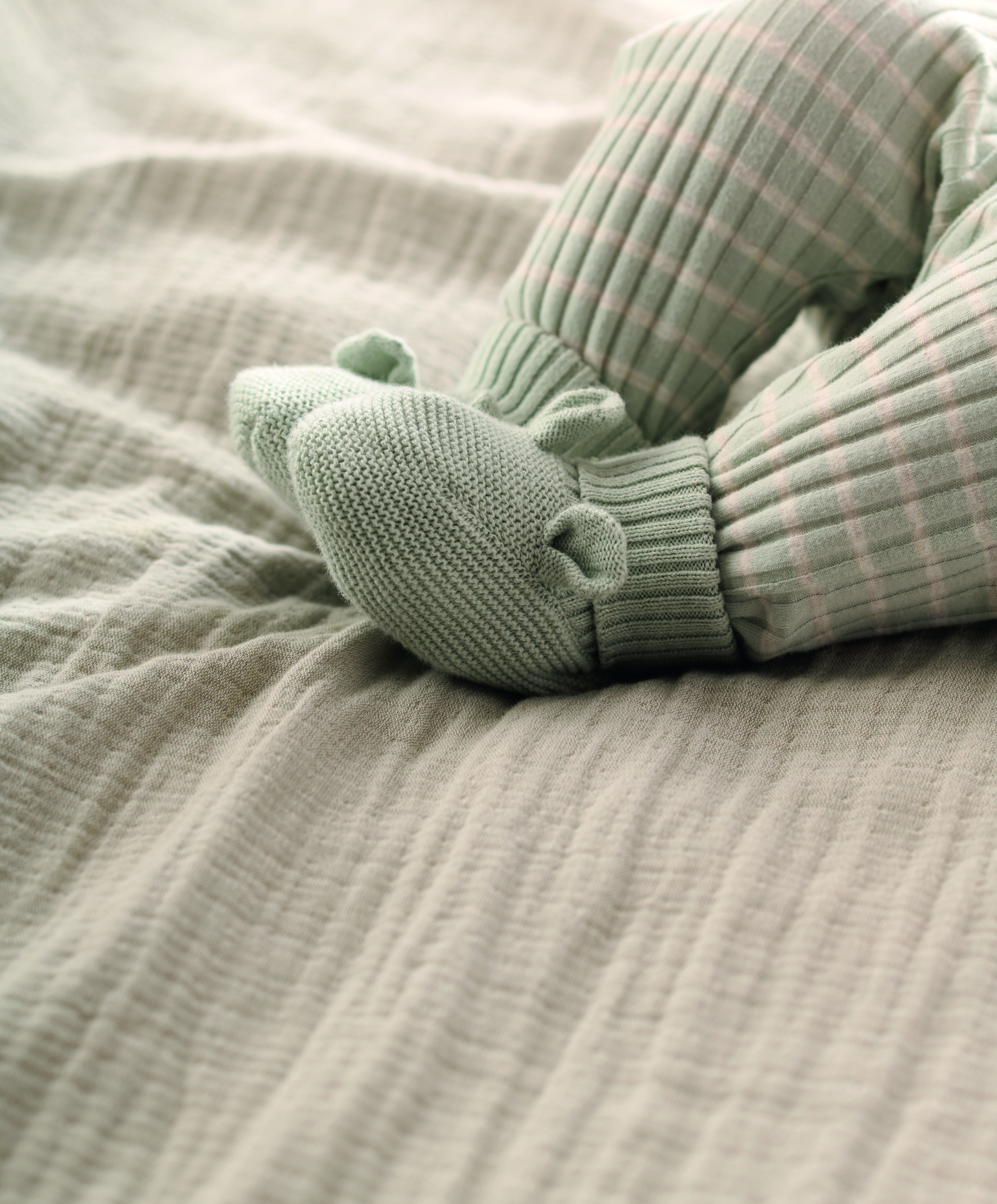 Knitted Hat And Bootie Set image number 2