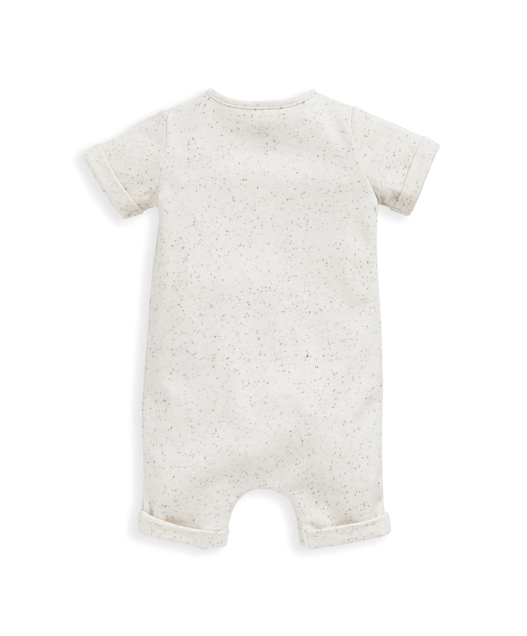 Speckle Jersey Button Front Romper image number 3