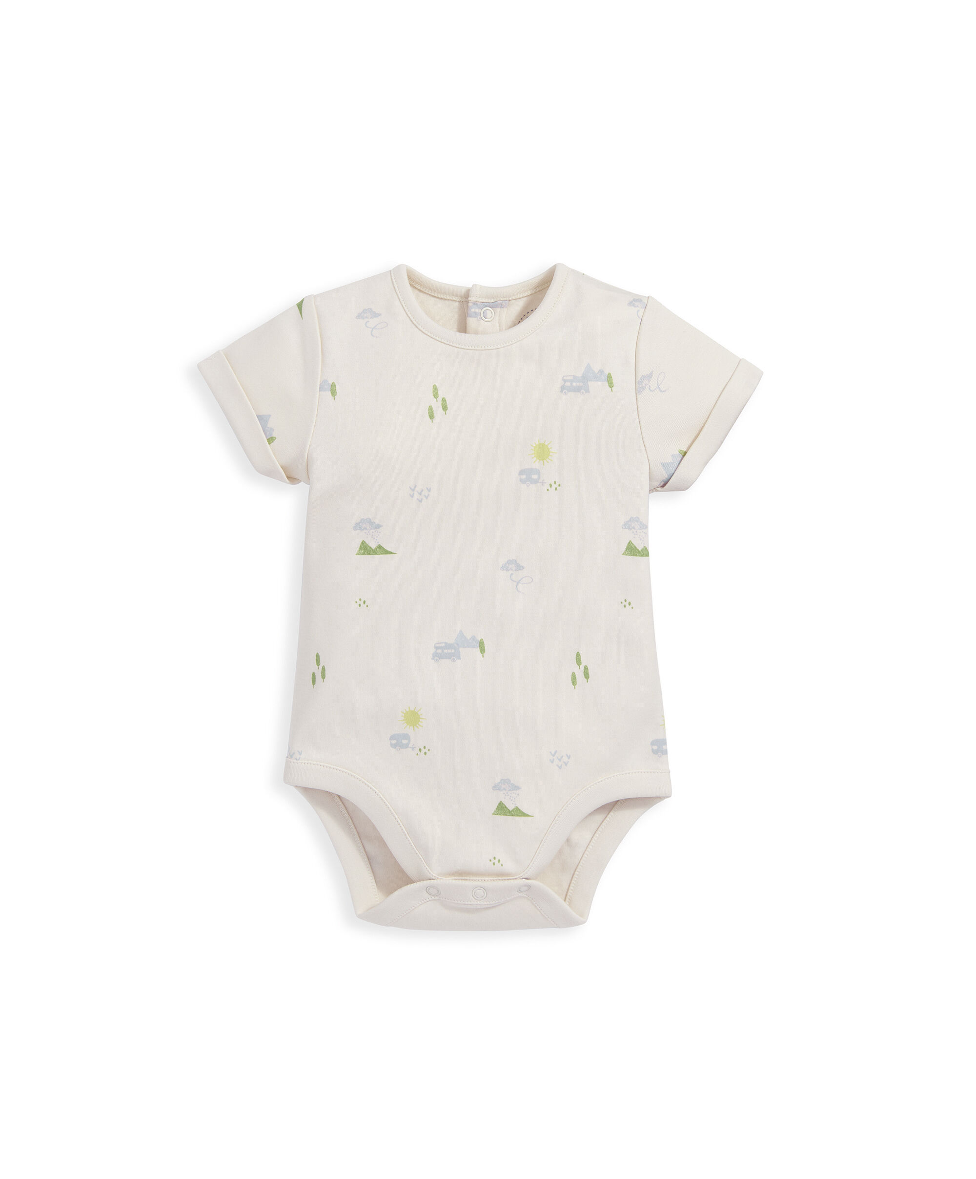 Adenture Bodysuit & Dungarees Outfit Set image number 4