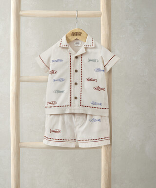 Sardine Linen Top & Shorts Set