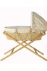 Deluxe Stand for Wicker /Maize Moses Basket - Natural image number 1