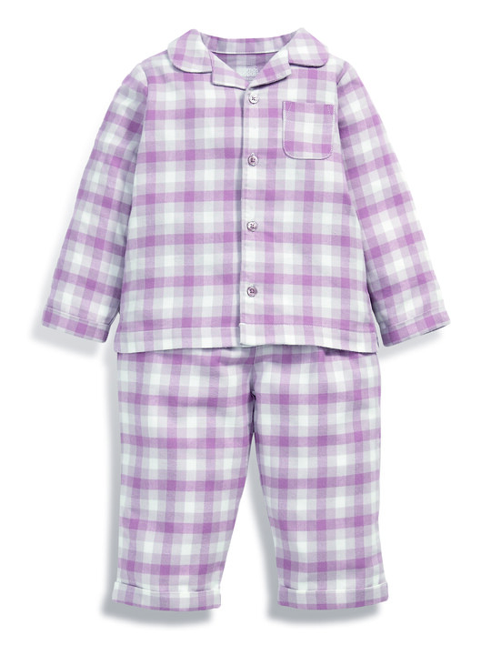 Checked Woven Pyjamas image number 1