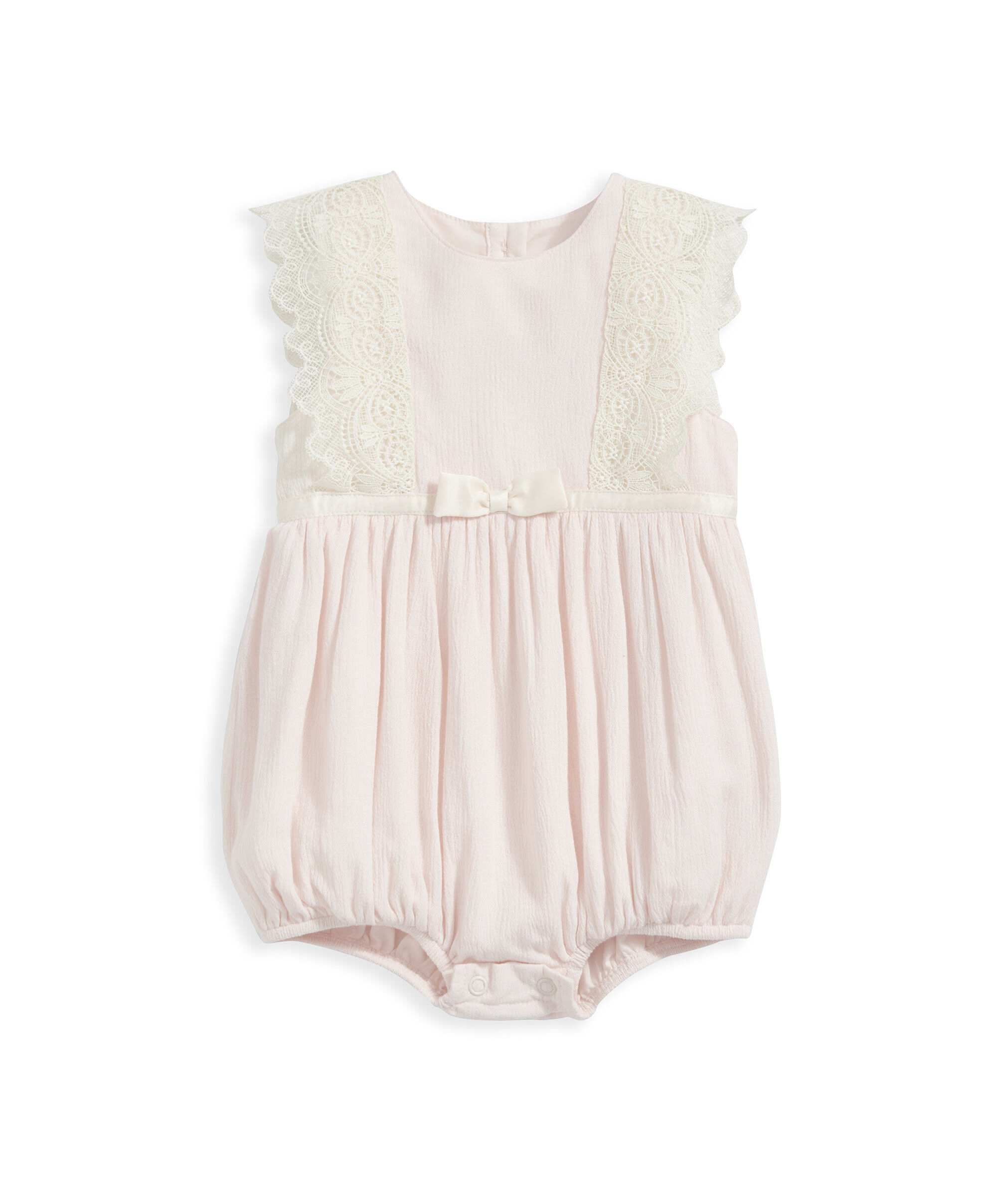 Eid Lace Romper - Pink image number 2