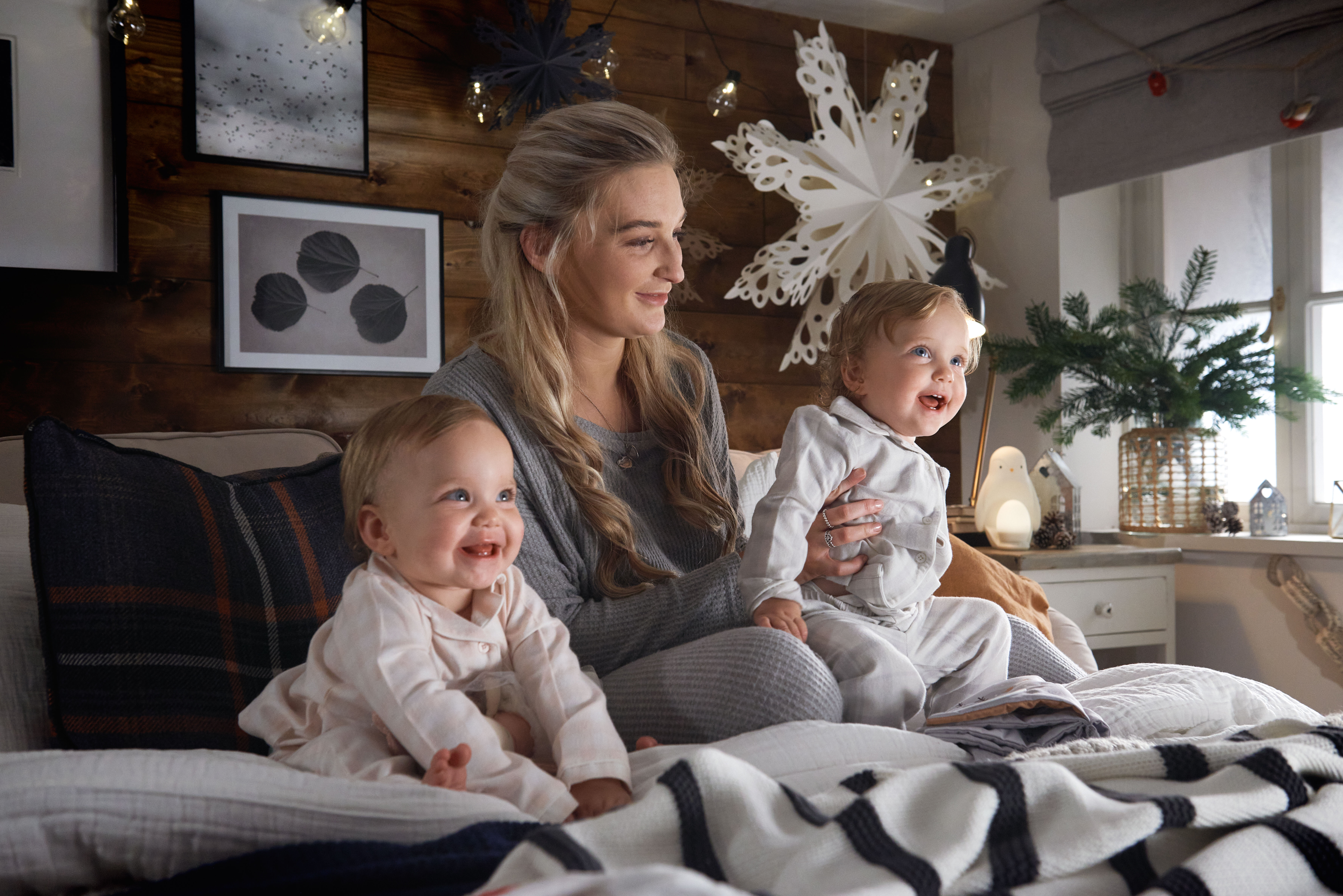 Pink Gingham Woven Pyjamas image number 11