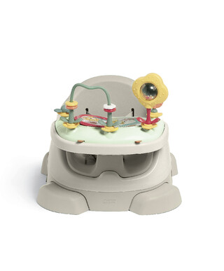 Bug 3-in-1 Floor & Booster Seat with Activity Tray - Clay