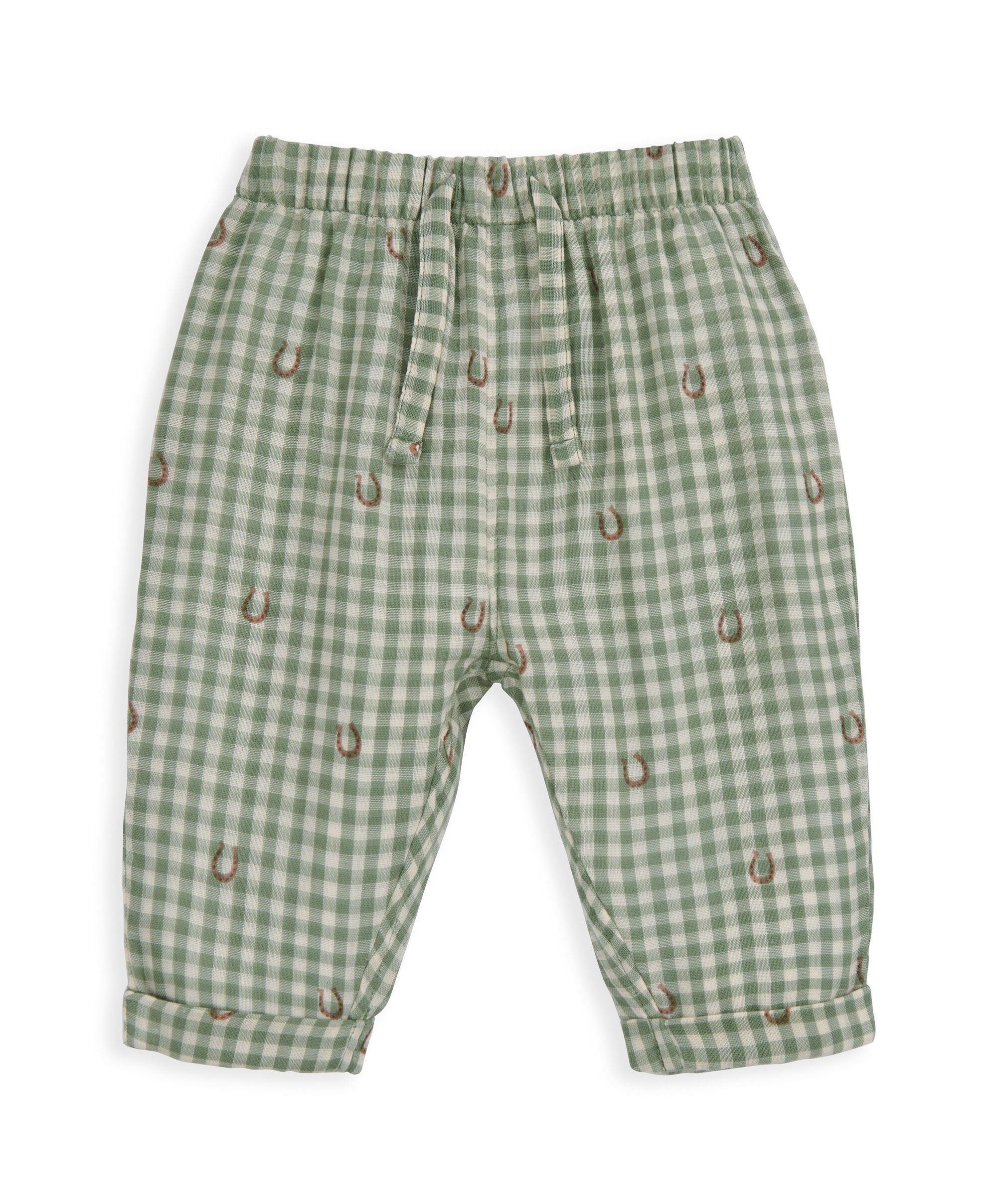 Gingham Jacket, Trousers & Bodysuit Set image number 4