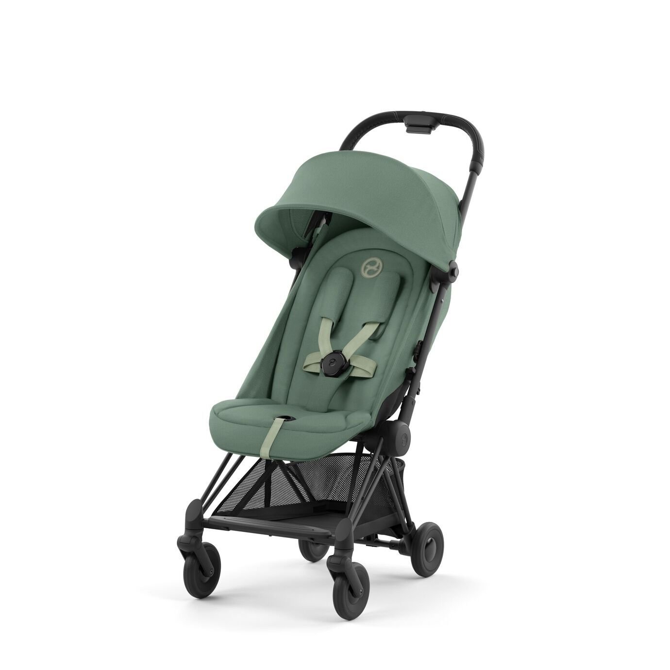 Cybex Coya Cabin Approved Stroller Leaf Green with Matte Black Frame