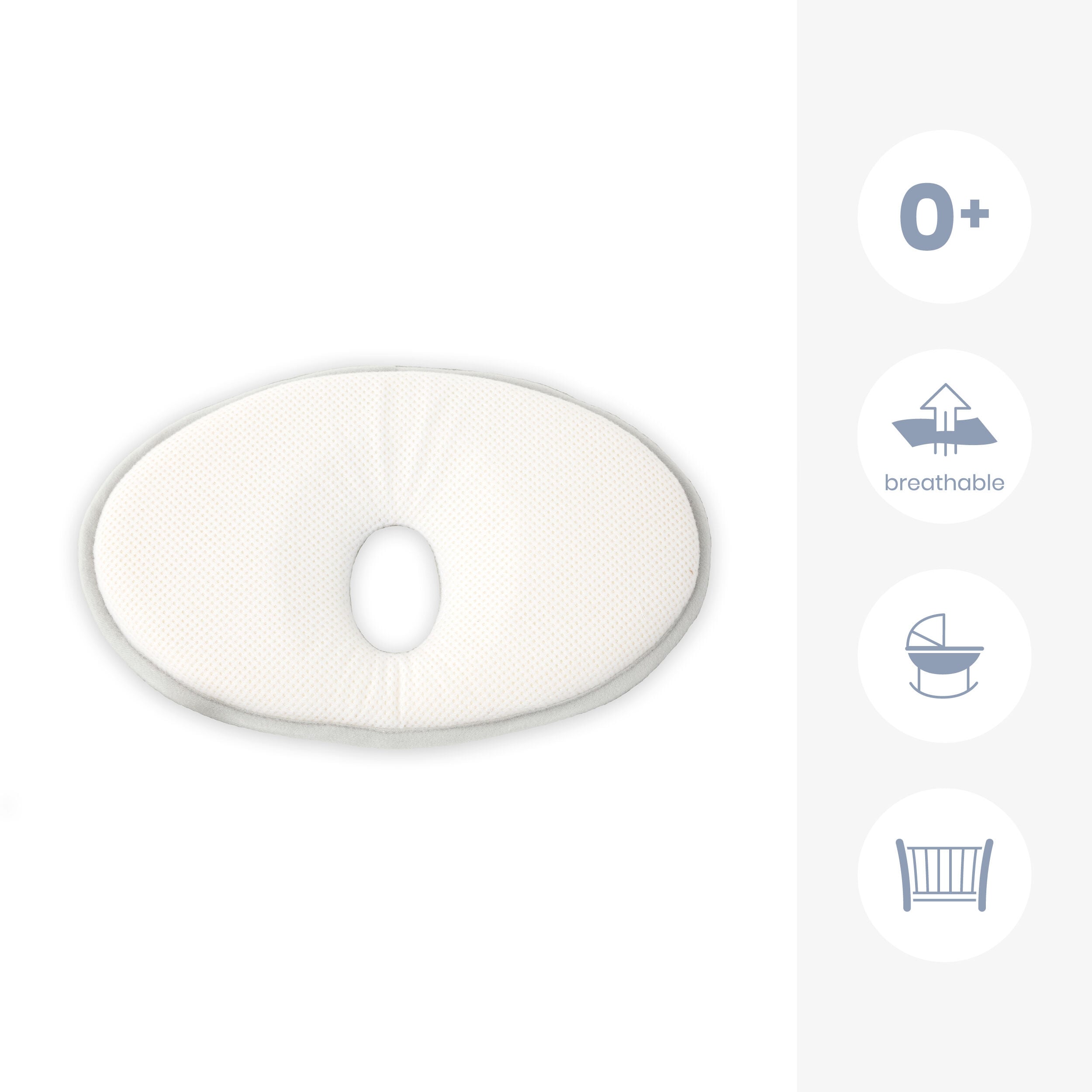 Doomoo Ergonomic Baby Head Pillow image number 2
