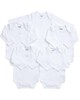 Cotton Long Sleeve Bodysuits 5 Pack image number 6