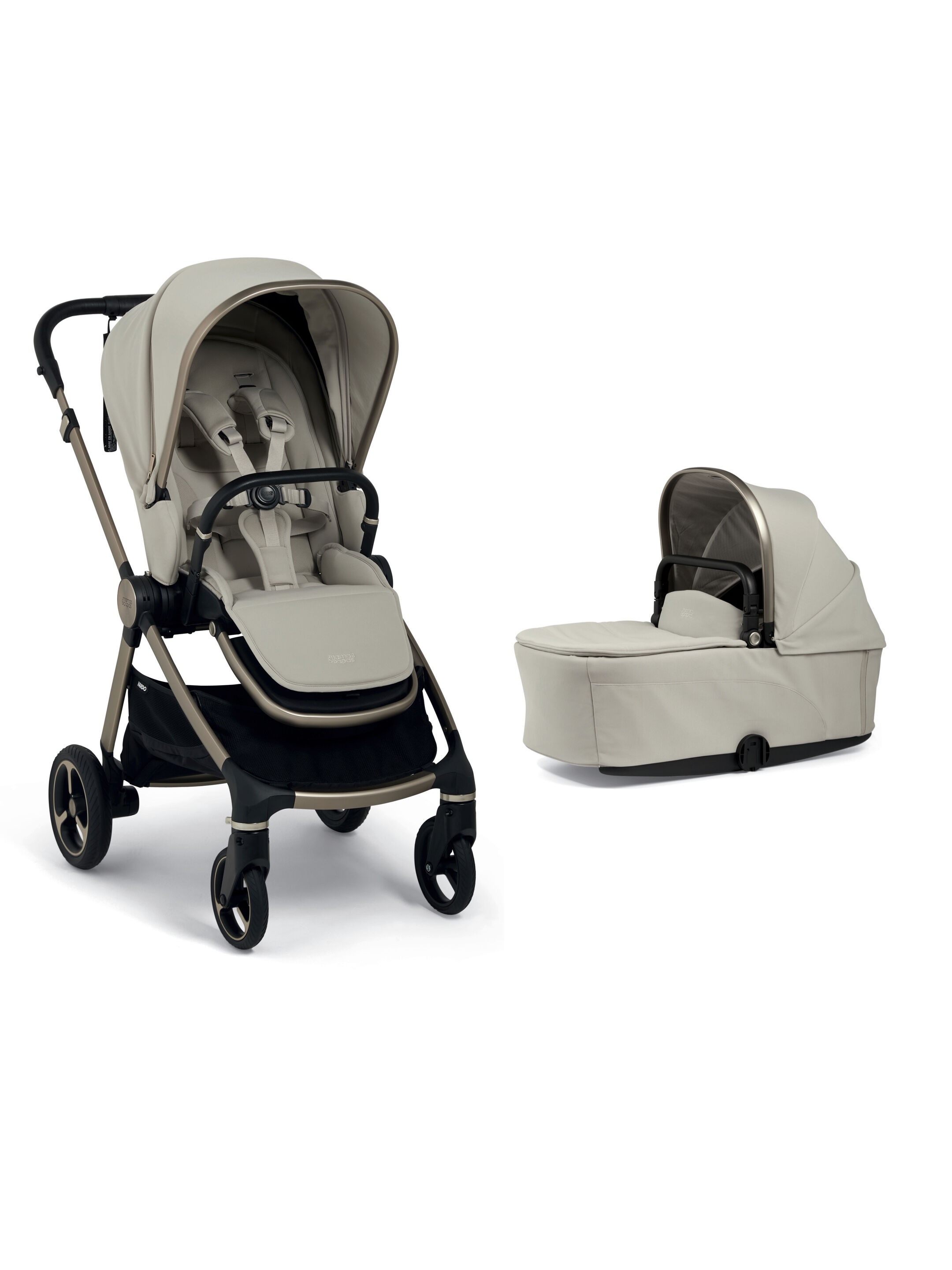 Vardo Shell Pushchair with Carrycot