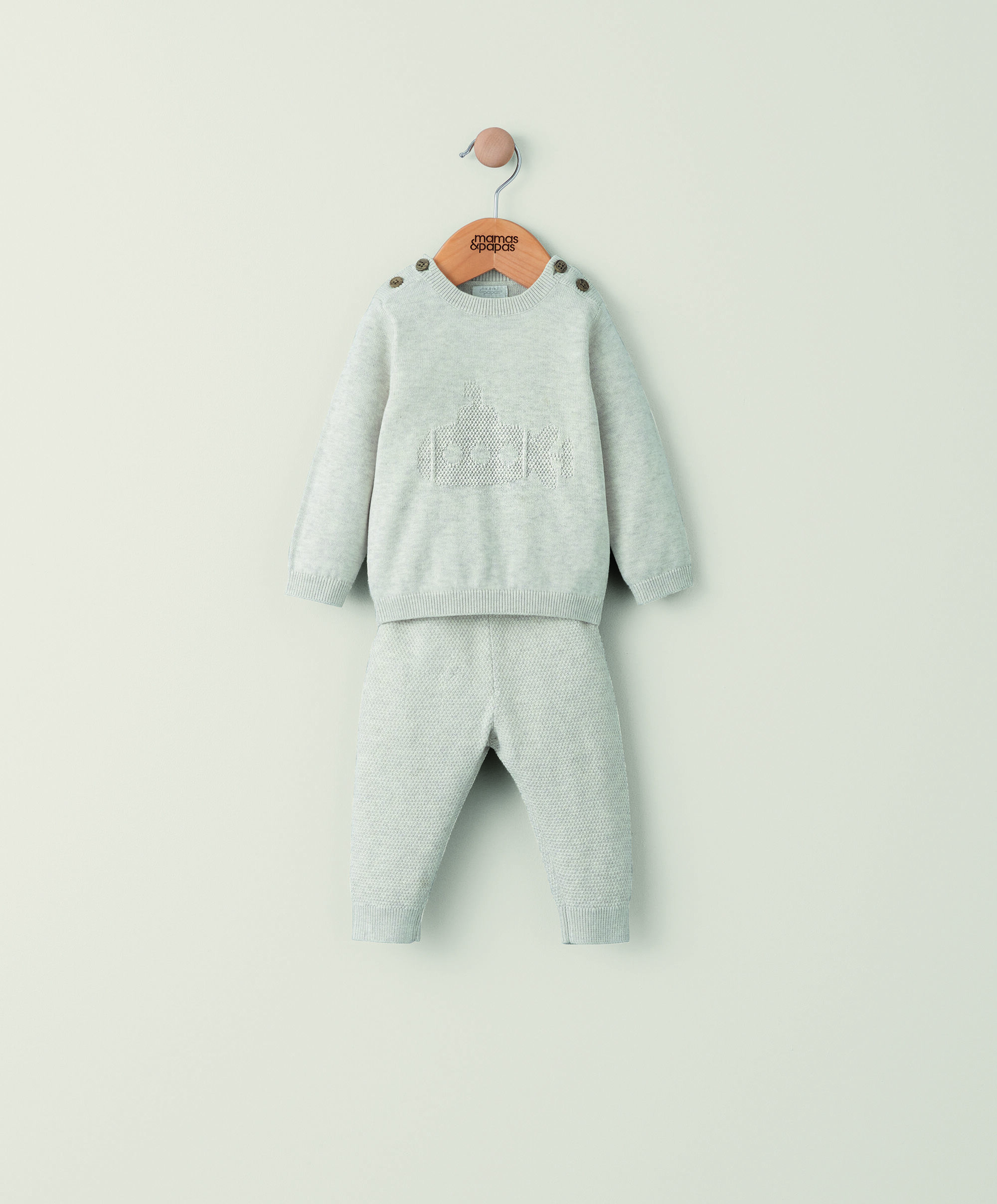 Motif Knitted Set - 2 Piece Set image number 1