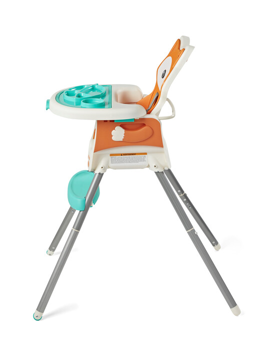 Infantino Grow-With-Me 4-In-1 Convertible Height Chair - Orange Fox image number 5