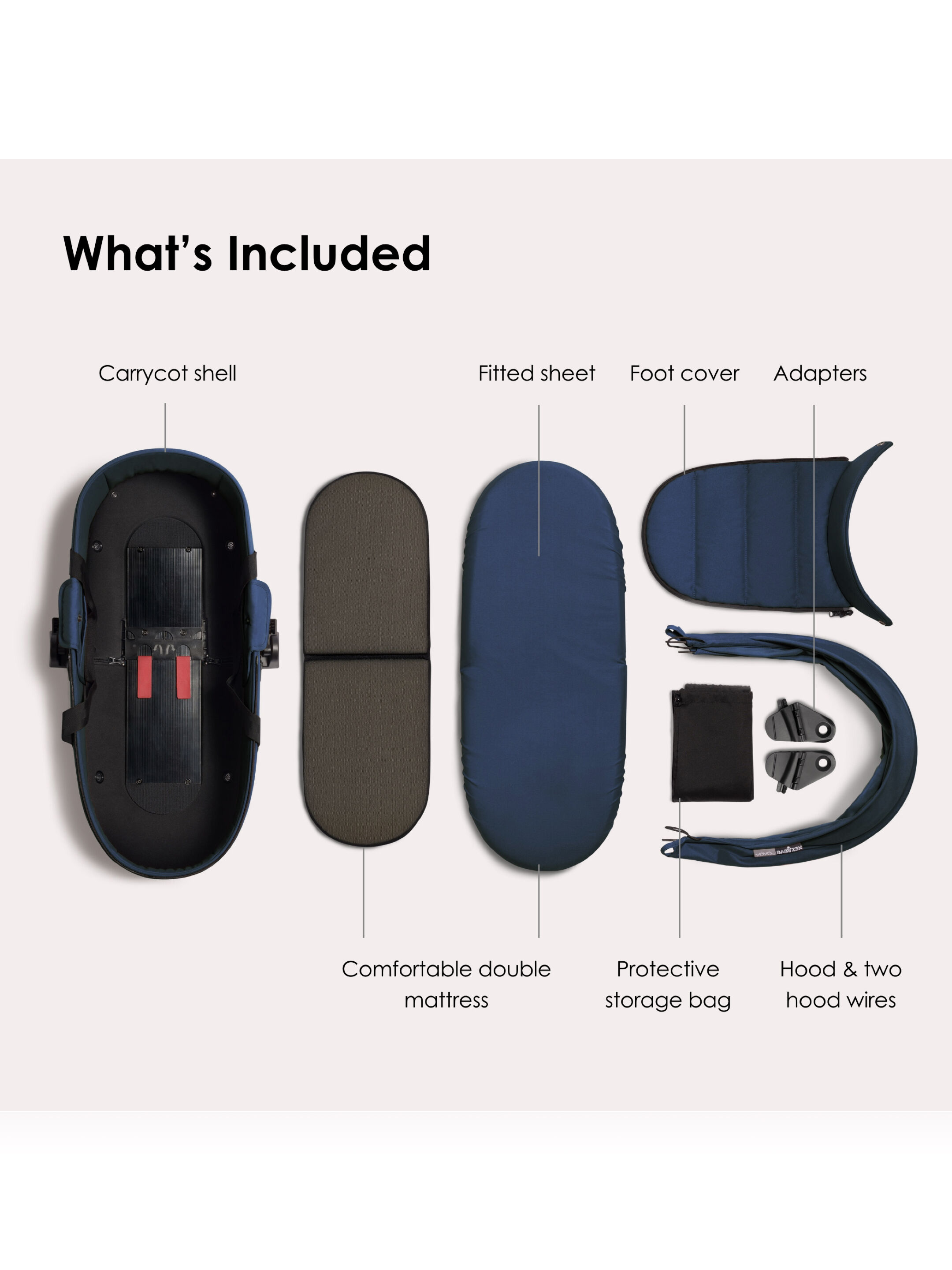 YOYO Bassinet - Air France Blue image number 5