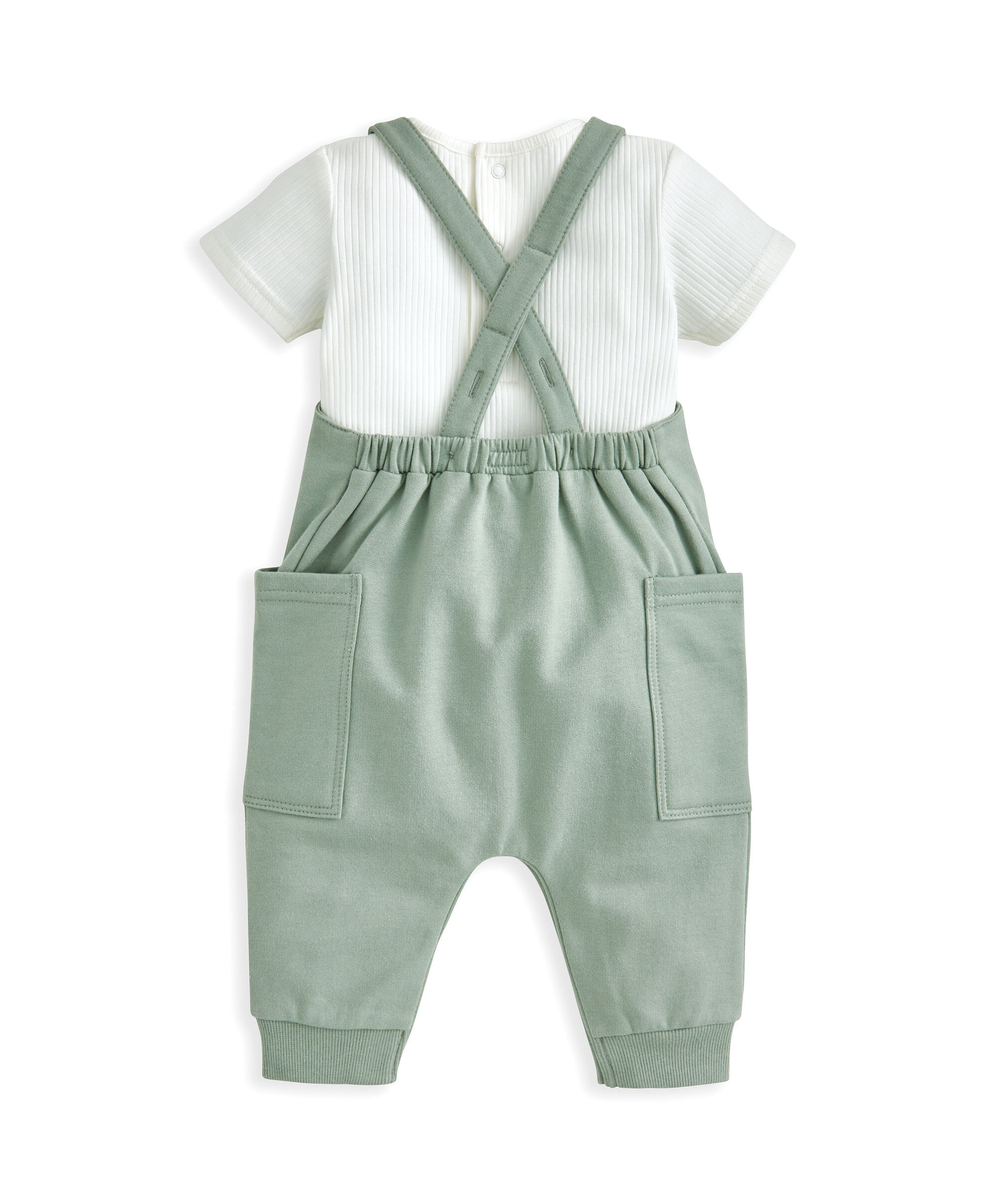 2 Piece Bodysuit & Dungaree Set image number 3