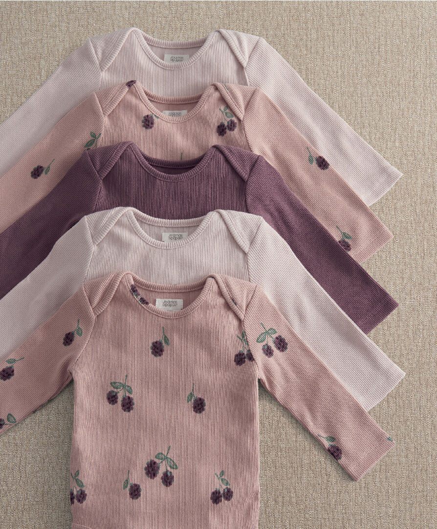 5pk Bramble L/S Bodysuits