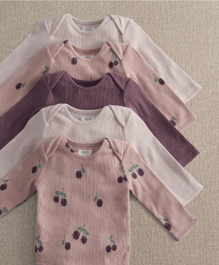 5pk Bramble L/S Bodysuits
