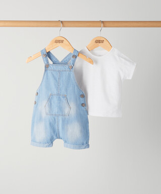 Denim Dungaree Set - 2 Piece Set