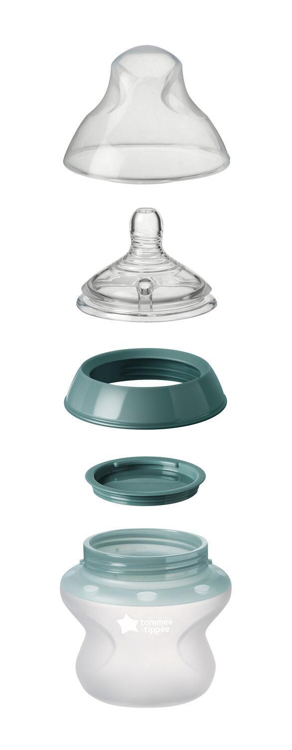 Tommee Tippee Closer to Nature Silicone Baby Bottle - 5oz, Pack of 2 image number 6