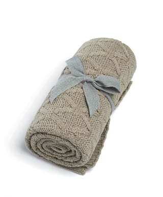 Welcome to the World Seedling Knitted Blanket - Diamond