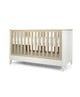 Harwell 4 Piece Cotbed with Dresser Changer, Wardrobe, and Essential Pocket Spring Mattress Set- White image number 9