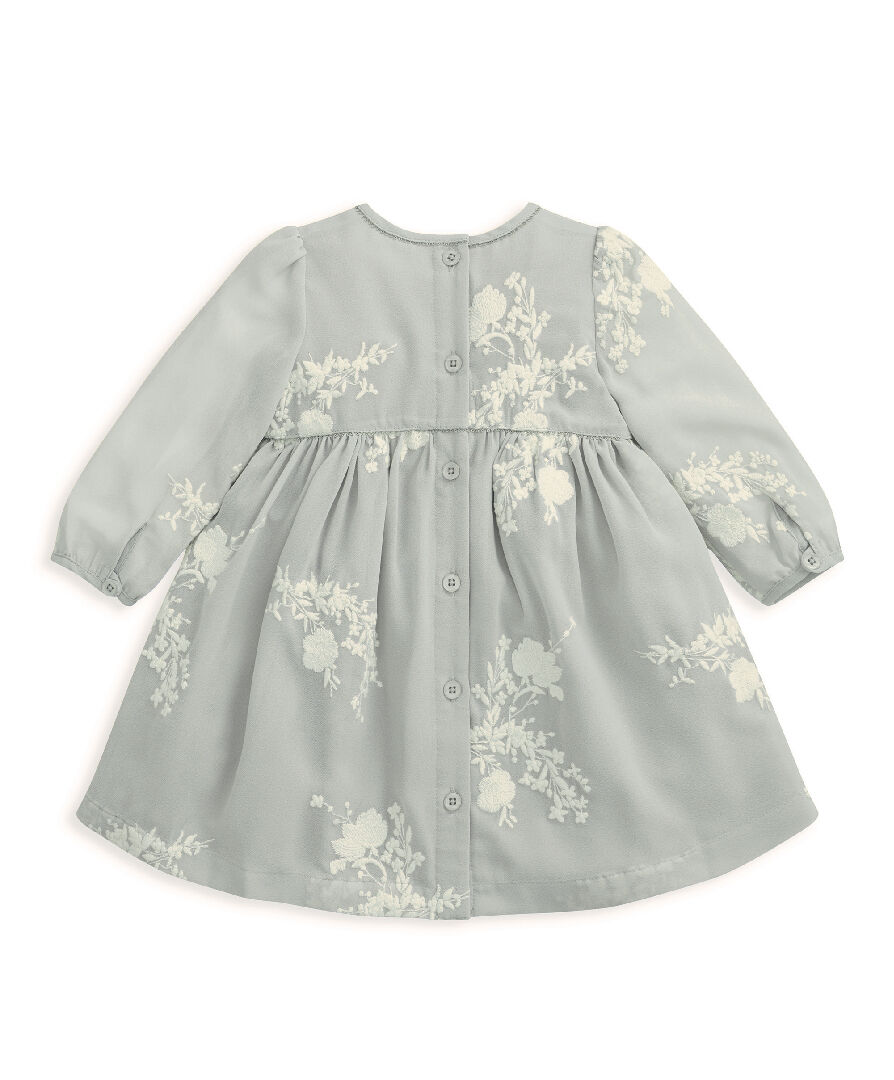 Long Sleeve Embroidered Dress image number 3