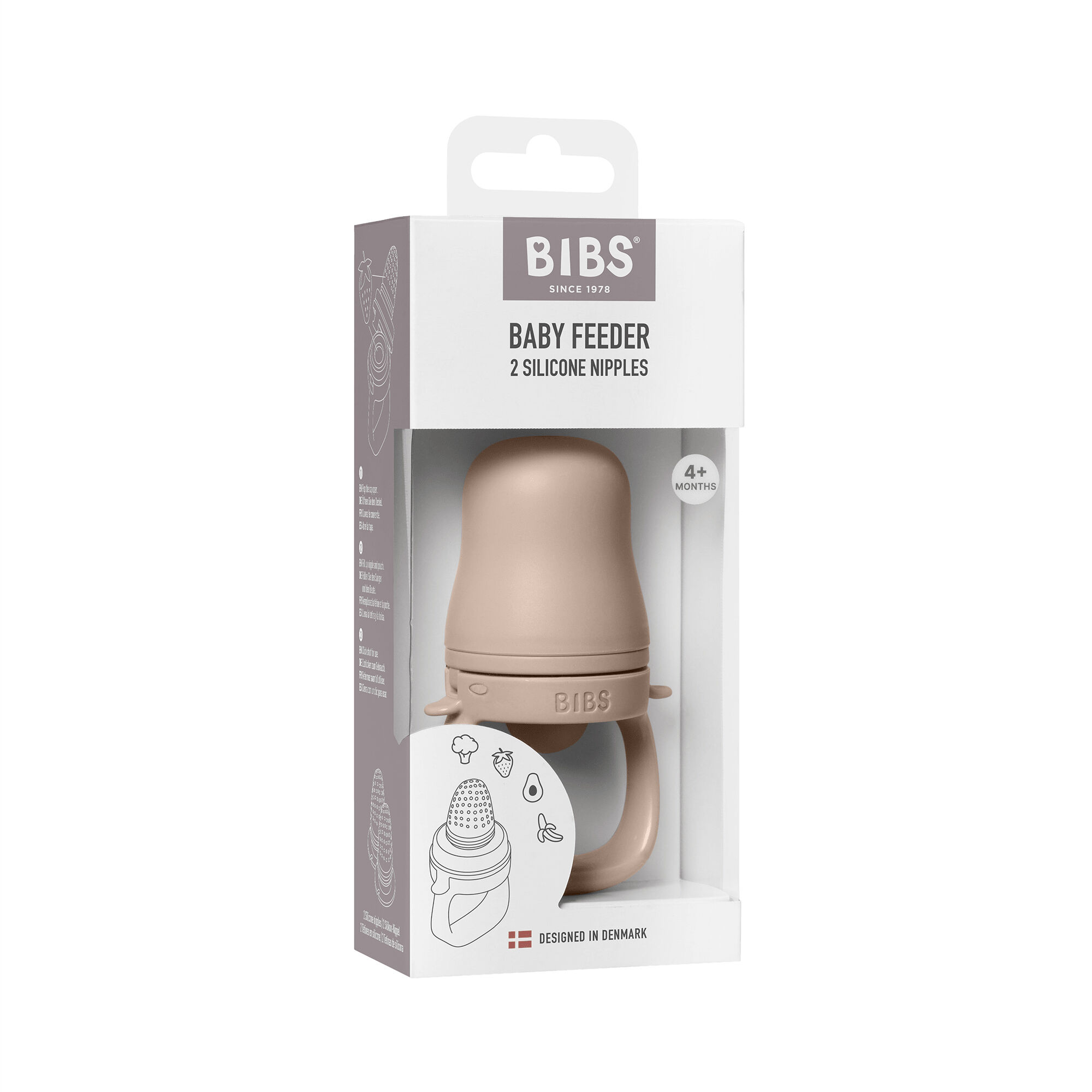 BIBS Baby Feeder with 2 Nipples Blush image number 6