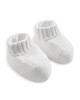 White Knit Booties image number 1