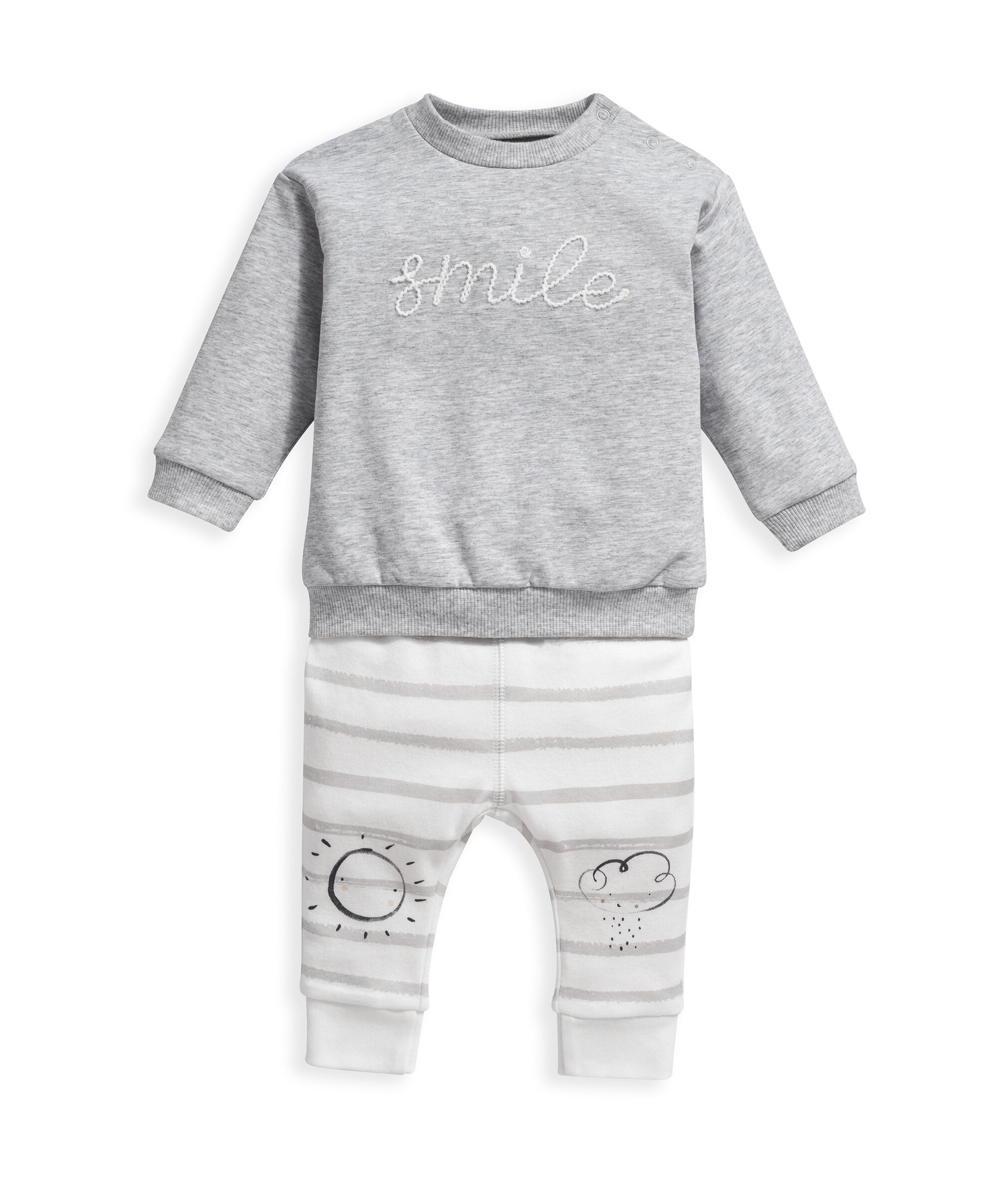 2 Piece Smile Jersey Set image number 1