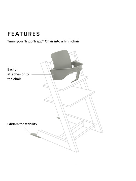 Stokke Tripp Trapp Chair with Baby Set - Glacier Green image number 3