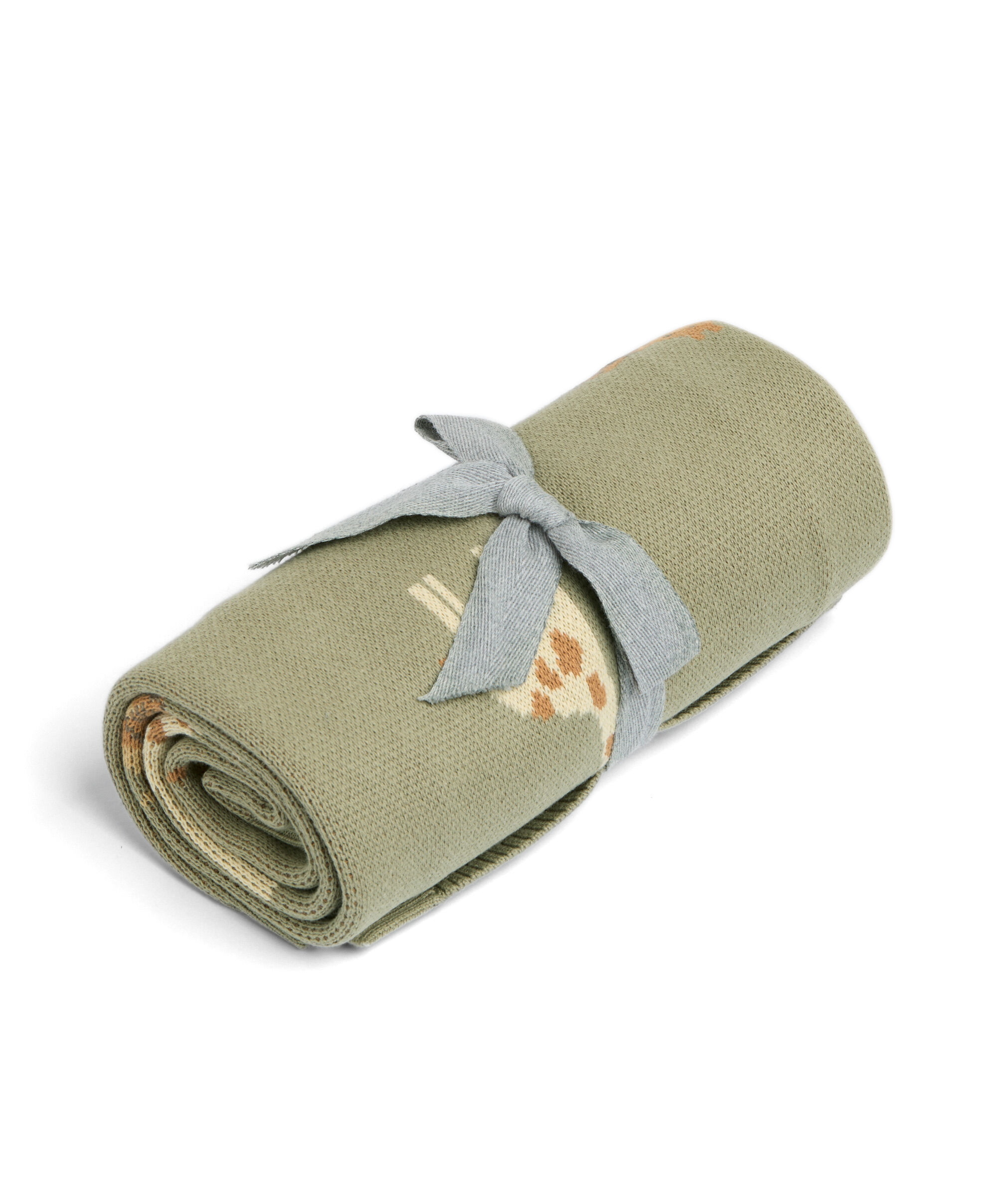 Knitted Blanket - Safari Sage
