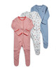 Sports Jersey Sleepsuits - 3 Pack image number 1