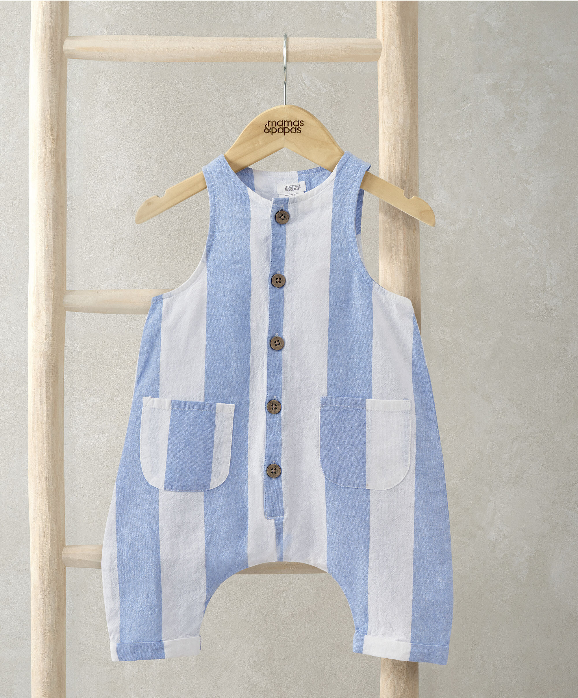 Slouchy Striped Romper